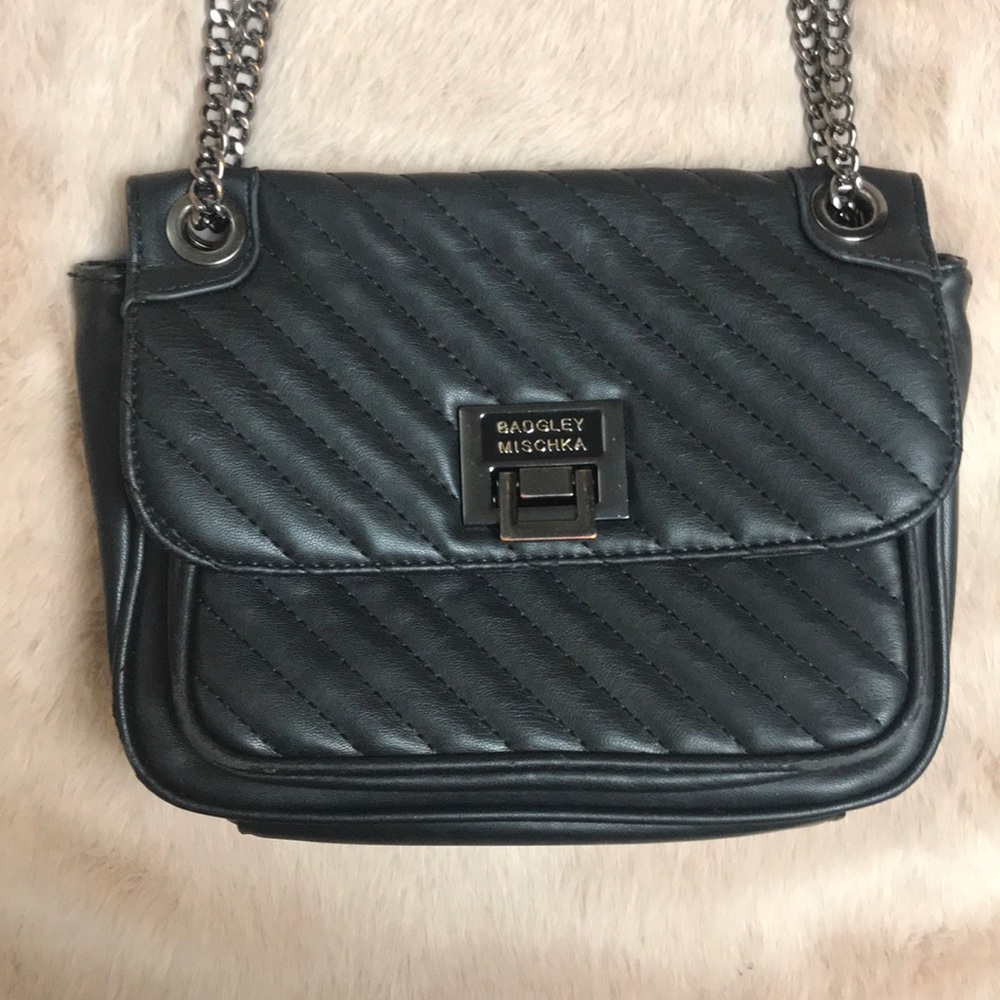 Badgley Mishima Black Crossbody Purse
